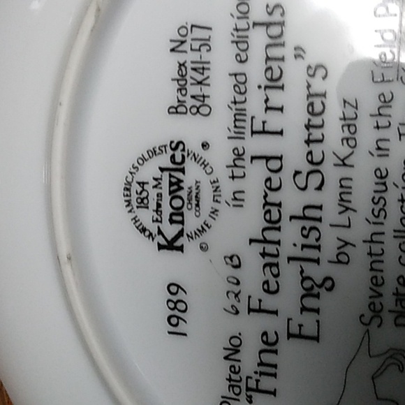 Knowles plate collection, set of 2 - Picture 8 of 9